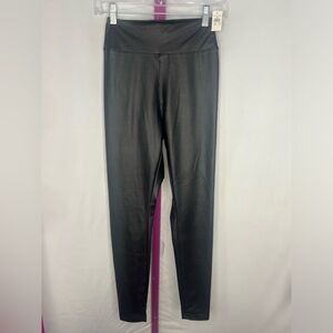 Aerie Black Faux Leather Leggings